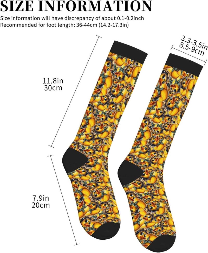 thmnj Compression Socks Knee High Support Socks for Women Men Circulation Stockings for Athletic Running Cycling Flying - Image 2